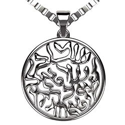 4 Prong Round Solitaire Simulated Diamond Necklace